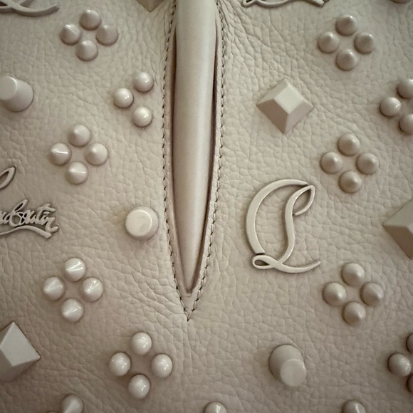 Christian Louboutin Blush Pink Studded Satchel - Picture 2 of 15